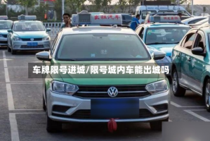 车牌限号进城/限号城内车能出城吗
