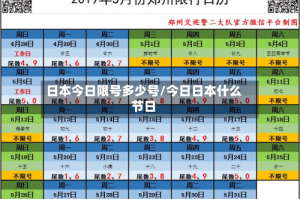 日本今日限号多少号/今日日本什么节日