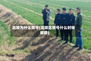 高陵为什么限号(高陵区限号什么时候解除)