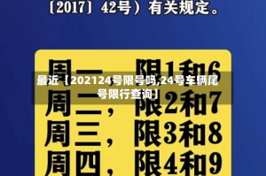 最近【202124号限号吗,24号车辆尾号限行查询】