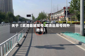 关于【武清县城限号,武清区限号吗外地车】