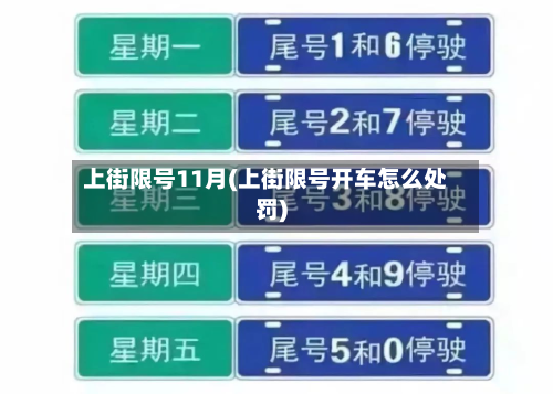 上街限号11月(上街限号开车怎么处罚)-第1张图片