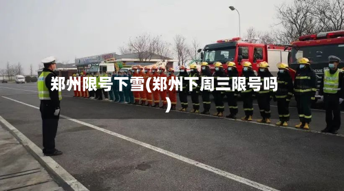 郑州限号下雪(郑州下周三限号吗)-第1张图片