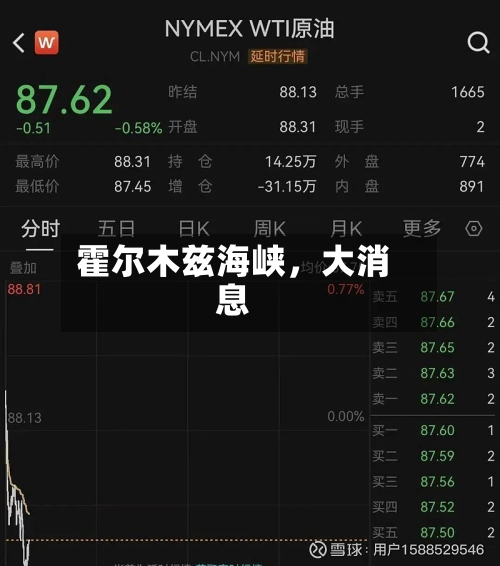 霍尔木兹海峡	，大消息-第2张图片