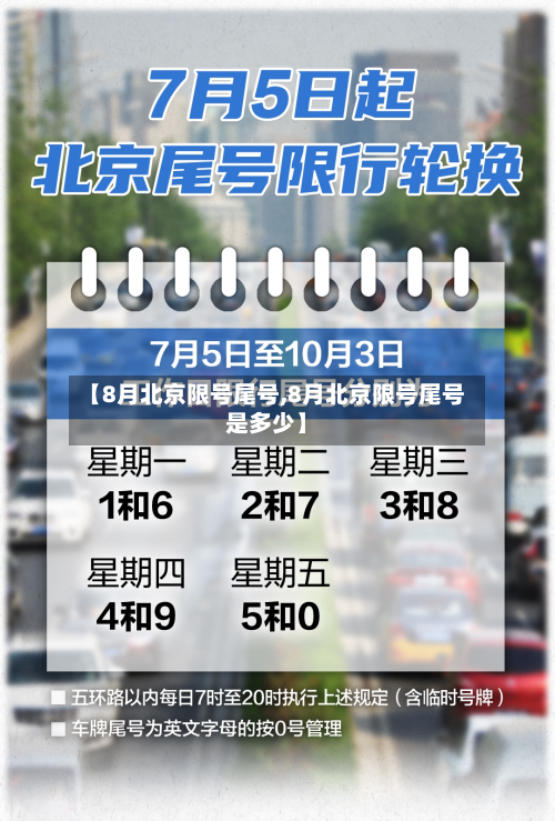 【8月北京限号尾号,8月北京限号尾号是多少】-第1张图片