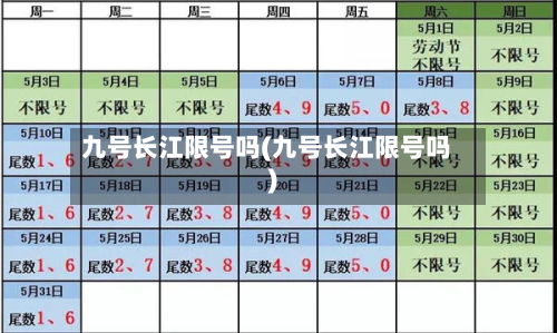 九号长江限号吗(九号长江限号吗)-第1张图片