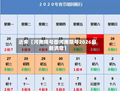 近来【河南限号图河南限号2026最新消息】-第1张图片