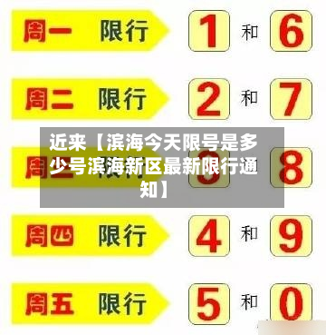 近来【滨海今天限号是多少号滨海新区最新限行通知】-第3张图片