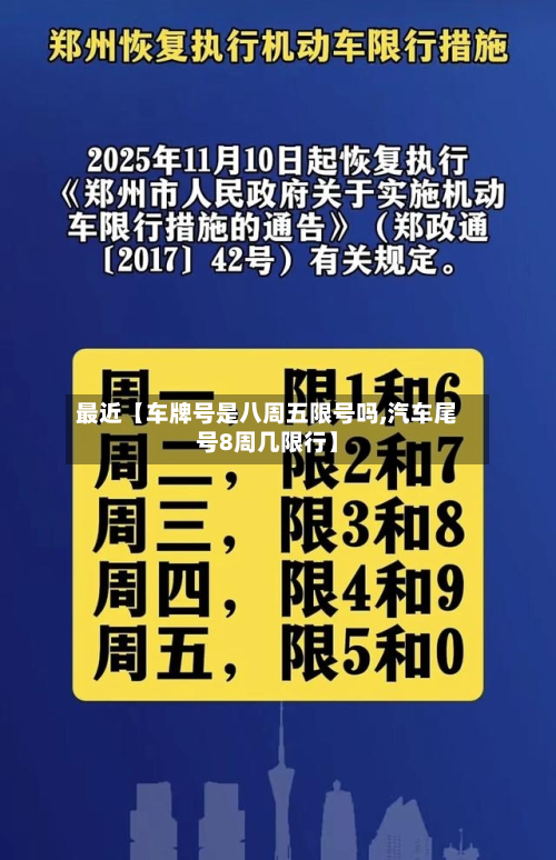 最近【车牌号是八周五限号吗,汽车尾号8周几限行】-第1张图片